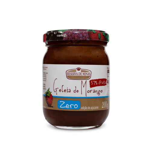 Geléia De Morango Diet 200G Reserva De Minas