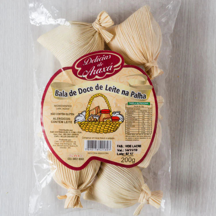 Doce de leite na palha 200g Delícias de Araxá