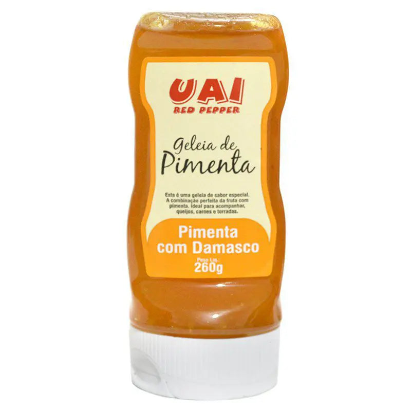 Geléia De Pimenta com damasco 250G Uai Red Pepper