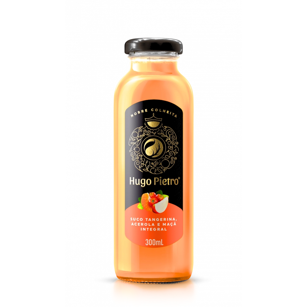 Suco de tangerina, acerola e maçã 300ml Hugo pietro
