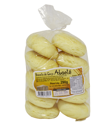 Biscoito De Queijo 290G Abaeté (Entregue somente em BH e Região)