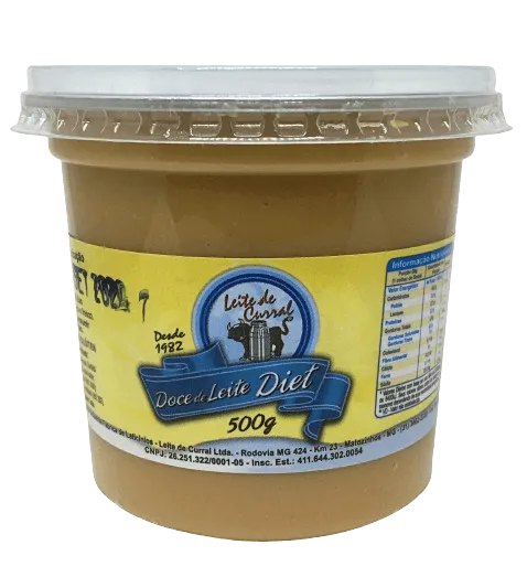 Doce De Leite Pastoso Diet 500G Leite De Curral