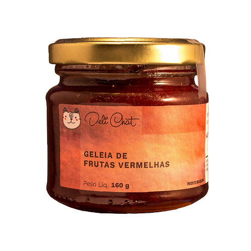 Geleia de frutas vermelhas 160g Deli chat