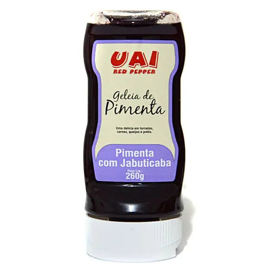 Geléia De Pimenta com jabuticaba 250G Uai Red Pepper
