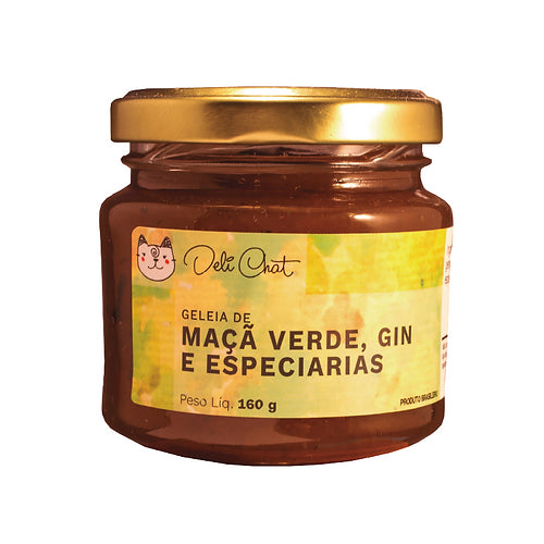 Geleia de maçã verde, gin e especiarias 160g Deli chat